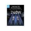 Anker Prime - USB-Kabel - 24 pin USB-C (M) zu 24 pin USB-C (M) - USB 2.0 - 1.83 m - USB-Stromversorgung (240 W), geflochtenes Kabel, upgecycelt