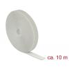 Kabelbinder Klettverschluss 1 Stk L10 m x B20 mm Rolle grau Delock