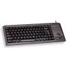 CHERRY Slim Line G84-4420 - Tastatur - PS / 2 - USA - Schwarz