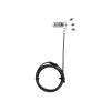 DICOTA Security Combination Lock Exchangeable T / N/W Head - Sicherheitskabelschloss - Schwarz - 2 m