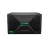 HPE ProLiant MicroServer Gen11 Smart Choice Modell, Pentium E-2434 (3.4GHz / 4c / 8t), 1x 32GB, Intel VROC SATA SW RAID, 4x NHP LFF Slots, 2x 4TB SATA HDD (801888-B21), 4x 1G RJ45 (BCM5719), iLo6 Kit, ext. 180W Netzteil, Garantie 1-1-1