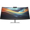 HP 740pm - Series 7 Pro - LED-Monitor - gebogen - 101.6 cm (40") (39.7" sichtbar) - 5120 x 2160 WUHD @ 60 Hz - IPS - 300 cd / m² - 1000:1 - 5 ms - HDMI, DisplayPort, Thunderbolt 3 - Lautsprecher - Schwarz, Silber
