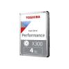 Toshiba X300 Performance - Festplatte - 4 TB - intern - 3.5" (8.9 cm) - SATA 6Gb / s - 7200 rpm - Puffer: 256 MB