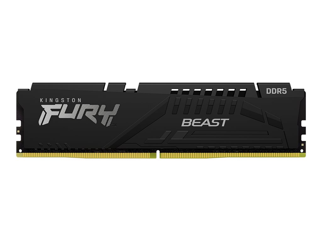 Kingston FURY Beast - DDR5 - Kit - 128 GB: 4 x 32 GB - DIMM 288-PIN - 5600 MT / s / PC5-44800 - CL40 - 1.25 V - ungepuffert - on-die ECC - Schwarz