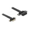 Delock PCI Express x1 Stecker zu x1 Slot Verlängerung 30 cm Riser Karte