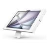 Compulocks iPad Air M2 & M3 13", Apex Enclosure Core Stand - White - Befestigungskit - freiliegende Front- / Rückkamera und Sensoren - für Tablett - verriegelbar - Metallrahmen, hochfestes Aluminium - weiß - Bildschirmgröße: 33 cm (13") - Thekenbereich