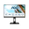 AOC 27P2Q - LED-Monitor - 68.6 cm (27") - 1920 x 1080 Full HD (1080p) @ 75 Hz - IPS - 250 cd / m² - 1000:1 - 4 ms - HDMI, DVI, DisplayPort, VGA - Lautsprecher - Schwarz