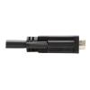 Eaton Tripp Lite Series Safe-IT DisplayPort to DVI Antibacterial Adapter Cable (DP to DVI-D Single Link M / M), 1080p 60 Hz, Black, 6 ft. (1.8 m) - Adapterkabel - Single Link - DisplayPort (M) eingerastet zu DVI-D (M) Verriegelung - DisplayPort 1.1 / Dis