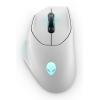 Alienware AW620M - Maus - Für Rechtshänder - optisch - 7 Tasten - kabelgebunden, kabellos - USB, 2.4 GHz - Lunar Light - retail - Box