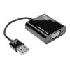 Eaton Tripp Lite Series USB 2.0 to VGA Dual Multi-Monitor External Video Graphics Card Adapter w / Built-In USB Cable 1080p 60 Hz - Externer Videoadapter - 128 MB DDR - USB 2.0 - D-Sub