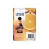 Epson 33XL - 12.2 ml - XL - Schwarz - original - Blisterverpackung - Tintenpatrone - für Expression Home XP-635, 830, Expression Premium XP-530, 540, 630, 635, 640, 645, 830, 900