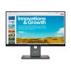 Lenovo ThinkVision P24QD-40 - LED-Monitor - 61 cm (24") (23.8" sichtbar) - 2560 x 1440 QHD @ 120 Hz - IPS - 300 cd / m² - 1500:1 - DisplayHDR 10 - 4 ms - HDMI, DisplayPort, USB-C - Finsternis schwarz