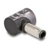 Delock - Adapter für Power Connector - Gleichstromstecker 5,5 x 2,1 mm (M) zu 8-poliger Steckverbinder magnetisch - 20 V - 3 A - Anthrazit
