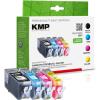 KMP MULTIPACK C81V - 4er-Pack - Schwarz, Gelb, Cyan, Magenta - kompatibel - Tintenpatrone (Alternative zu: Canon 4529B001, Canon 4541B001, Canon 4542B001, Canon 4543B001, Canon CLI-526C, Canon CLI-526M, Canon CLI-526Y, Canon PGI-525PGBK) - für Canon