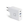 DICOTA Universal PRO - Netzteil - GaN-Technologie - 100 Watt - 5 A - PD 3.0, QC 4.0+ - 3 Ausgabeanschlussstellen (2 x USB-C, USB) - weiß