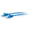 C2G 1ft (0.3m) Cat6a Snagless Unshielded (UTP) Slim Ethernet Network Patch Cable - Blue - Patch-Kabel - RJ-45 (M) zu RJ-45 (M) - 30 cm - 4.8 mm - UTP - CAT 6a - ohne Haken, geformt - Blau