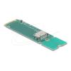 Delock - Schnittstellenadapter - M.2 Schlüssel M zu OCuLink SFF-8612 - M.2 - M.2 NVMe Card - PCIe 4.0 x4