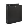 Eaton Tripp Lite Series SmartRack 2U Low-Profile Vertical-Mount Vented Wall-Mount Mini Rack Enclosure, Black - Schrank für Rack-Gehäuse - geeignet für Wandmontage - Schwarz - 2U - 49.27 cm (19.4") - für P / N: SRWO12UBRKTSHEL, SRWO4UBRKT, SRWO4UBRKTSHE