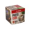 Canon Photo Cube Creative Pack - Glänzend - 2er-Pack - Schwarz, Farbe (Cyan, Magenta, Gelb) - original - Tintenpatrone / Papierkit - für PIXMA TS5350, TS5350i, TS5351, TS5351i, TS5352, TS5353, TS7450, TS7450i, TS7451, TS7451i