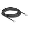 Delock Telefonkabel RJ11 Stecker zu RJ11 Stecker schwarz 5 m