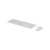 HP - Tastatur-und-Maus-Set - full size - kabellos - Bluetooth, 2.4 GHz - QWERTY - International Englisch - weiß