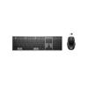 HP 725 - Tastatur-und-Maus-Set - multifunktional, wiederaufladbar, betrieben mit Superkondensator - full size - kabellos - Bluetooth, 2.4 GHz - Deutsch - Nachtfall Schwarz - Smart Buy