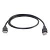C2G 3.3ft USB Cable - USB A to USB A Cable - USB 2.0 - Black - M / M - USB-Kabel - USB (M) zu USB (M) - USB 2.0 - 1 m - Schwarz