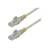 0.5m Gray Snagless Cat5e Patch Cable