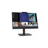 Lenovo ThinkVision T24v-30 - LED-Monitor - 61 cm (24") (23.8" sichtbar) - 1920 x 1080 Full HD (1080p) @ 75 Hz - IPS - 250 cd / m² - 1000:1 - 4 ms - HDMI, VGA, DisplayPort - Lautsprecher - Raven Black - Campus