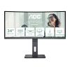 AOC Pro-line CU34P3CV - P3 Series - LED-Monitor - gebogen - 86.36 cm (34") - 3440 x 1440 UWQHD @ 100 Hz - VA - 300 cd / m² - 3000:1 - 4 ms - HDMI, DisplayPort, USB-C - Lautsprecher - Schwarz