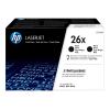 HP 26X - 2er-Pack - Hohe Ergiebigkeit - Schwarz - original - LaserJet - Tonerpatrone (CF226XD) - für LaserJet Pro M402, MFP M426