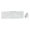 CHERRY STREAM DESKTOP COMFORT - Tastatur-und-Maus-Set - 100% - full size - kabellos - 2.4 GHz - QWERTZ - Deutsch - Tastenschalter: CHERRY SX - White Gray