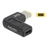 Delock - Netzteil - USB-C (W) zu GS-Antriebshebezug 11 x 4,5 mm (M) - 20 V - 3 A - gewinkelt - Schwarz