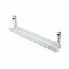 StarTech.com Under Desk Cable Management Tray, Clamp-on Installation - Kabelmanagementfach - unter Tisch montierbar - weiß - 120 cm