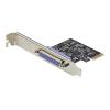 StarTech.com 1 Port PCIe-Erweiterungskarte - PCI-Express zu Parallele Schnittstellenkarte - Desktop-Erweiterungs-LPT-Controller für Drucker, Scanner & Plotter - SPP / ECP - Standard / Low Profile (PEX1P2) - Parallel-Adapter - PCIe - IEEE 1284 - Schwarz
