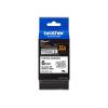 Brother TZe-S211 - Extra starker Klebstoff - Schwarz auf Weiß - Rolle (0,6 cm x 8 m) 1 Kassette(n) laminiertes Band - für Brother PT-D210, D600, H110, P-Touch PT-1005, 1880, H110, P900, P-Touch Cube Plus PT-P710