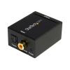StarTech.com SPDIF Digital Koaxial und Toslink (Optisch) auf Stereo RCA Audio Konverter - Digitaler Audiokonverter (koaxial / optisch) - Schwarz - für P / N: FPCEILPTBLP, FPWARTB1M, FPWFXBAT, FPWTLTBAT, STNDMTV100, STNDMTV70, STNDMTVDUO