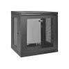 Eaton Tripp Lite Series 12U Wall Mount Rack Enclosure Server Cabinet w / Door & Side Panels - Schrank Netzwerkschrank - geeignet für Wandmontage - Schwarz - 12U - 48.3 cm (19")