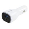 DICOTA Universal PRO - Auto-Netzteil - 100 Watt - 5 A - QC 3.0 - 2 Ausgabeanschlussstellen (USB Typ A, USB-C) - auf Kabel: USB-C - weiß