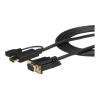 StarTech.com 1,8m aktives HDMI auf VGA Konverter Kabel - HDMI zu VGA Adapter 180cm - Schwarz - 1920x1200 / 1080p - Adapterkabel - HDMI, Mikro-USB Typ B (nur Strom) zu HD-15 (VGA) männlich - 2 m - Schwarz - aktiv, 1920 x 1200 (WUXGA) Support - für P / N