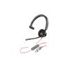 Poly Blackwire 3310 - Blackwire 3300 series - Headset - On-Ear - kabelgebunden - USB-A - Schwarz - Zertifiziert für Microsoft Teams, UC-zertifiziert - Replaces Poly SKU 214011-101