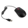 Lenovo - Maus - ergonomisch - optisch - 3 Tasten - kabelgebunden - USB-A - Schwarz - braune Box - CRU
