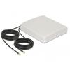 Antenne LTE 2 x SMA Stecker 8 dBi direktional mit Anschlusskabel RG-58 10 m beige outdoor Delock