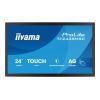 iiyama ProLite TF2438MSC-B2 - LED-Monitor - 61 cm (24") (23.8" sichtbar) - offener Rahmen - Touchscreen - 1920 x 1080 Full HD (1080p) @ 120 Hz - IPS - 600 cd / m² - 1300:1 - 5 ms - HDMI, DisplayPort - Lautsprecher - Schwarz, Matte