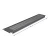 Delock 19 Zoll Blindpanel mit runden Löchern 2 HE schwarz