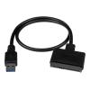 StarTech.com USB 3.1 auf 2,5 (6,4cm) SATA III Adapter Kabel mit UASP - USB 3.1 zu SATA SSD / HDD Konverter / Adapterkabel - Speicher-Controller - 2.5" (6.4 cm) - SATA 6Gb / s - USB 3.1 (Gen 2) - Schwarz