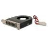 StarTech.com Interner Slotblech Gehäuselüfter mit 4-Pin LP4-Molex - Slotlüfter / Entlüfter - System-Gebläseeinheit