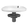 Logitech Rally Table and Ceiling Mount for Rally Mic Pod - Klammer - für Mikrofon - weiß - Deckenmontage - für Rally Bar, Bar Mini, Mic Pod, Plus, Room Solution Large