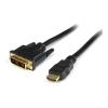 StarTech.com 6ft (1.8m) HDMI to DVI Cable, DVI-D to HDMI Display Cable (1920x1200p), Black, 19 Pin HDMI Male to DVI-D Male Cable Adapter, Digital Monitor Cable, M / M, Single Link - DVI to HDMI Cord (HDMIDVIMM6) - Adapterkabel - HDMI männlich zu DVI-D