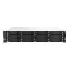 QNAP TS-1264U-RP - NAS-Server - 12 Schächte - Rack - einbaufähig - SATA 6Gb / s - RAID 0, 1, 5, 6, 10, JBOD, 50, 60 - RAM 8 GB - 2.5 Gigabit Ethernet - iSCSI Support - 2U